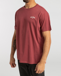 2 Arch - T- shirt met korte mouwen voor Heren Red F1JE11BIF2 Billabong