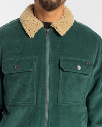 4 Barlow 2022 - Trucker- Jacke mit Sherpa- Futter für Männer Grün F1JK35BIF2 Billabong
