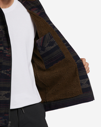6 Barlow - Met Sherpa Gevoerd Jack voor Heren Blue F1JK41BIF2 Billabong