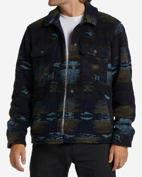 1 Ranger - Chaqueta de borreguito para Hombre Azul F1JK43BIF2 Billabong