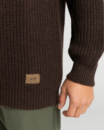 3 Harbor - Sweater voor Heren Brown F1JP03BIF2 Billabong