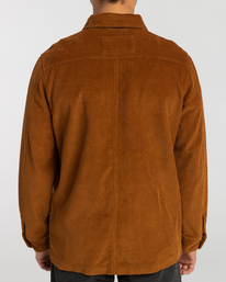 3 Bad Dog - Chemise en velours côtelé pour Homme Marron F1SH21BIF2 Billabong