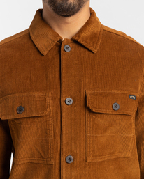 5 Bad Dog - Chemise en velours côtelé pour Homme Marron F1SH21BIF2 Billabong
