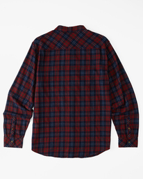 9 Coastline - Flanellen overhemd voor Heren Red F1SH23BIF2 Billabong