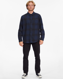 2 Coastline - Flanellen overhemd voor Heren Blue F1SH23BIF2 Billabong