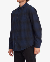6 Coastline - Flanellen overhemd voor Heren Blue F1SH23BIF2 Billabong