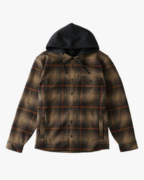 1 Furnace Bonded - Camisa de Franela con Capucha para Hombre Naranja F1SH27BIF2 Billabong
