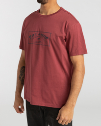 2 Arch - T- Shirt voor Heren Red F1SS07BIF2 Billabong