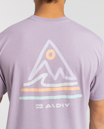 2 Peak - T- Shirt voor Heren Gray F1SS58BIF2 Billabong