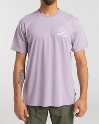 0 Peak - T- Shirt voor Heren Gray F1SS58BIF2 Billabong