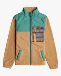 0 Trail - Fleece mit Stehkragen und Reißverschluss für Jungen Grün F2FL03BIF2 Billabong