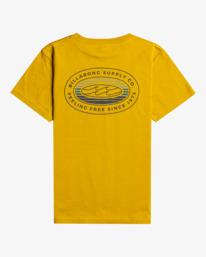1 Walled 2022 - T- shirt pour Garçon Bleu F2SS15BIF2 Billabong
