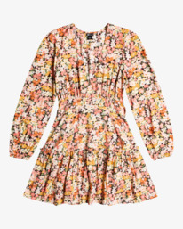 5 Golden Glow 2022 - Langärmliges Kleid für Frauen Braun F3DR04BIF2 Billabong
