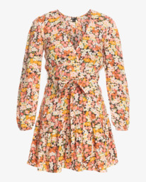 4 Golden Glow 2022 - Langärmliges Kleid für Frauen Braun F3DR04BIF2 Billabong