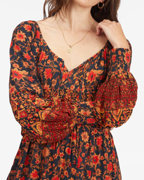 5 Mystic Dreamer - Robe manches longues pour Femme Noir F3DR12BIF2 Billabong