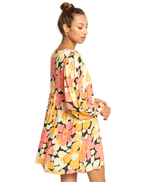 1 Secret Wish - Jurk met Lange Mouwen voor Dames Brown F3DR13BIF2 Billabong