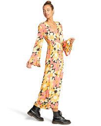 3 Love Sun - Maxi Jurk in kimonostijl voor Dames Brown F3DR22BIF2 Billabong