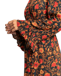 3 Love Sun - Robe kimono longue pour Femme Noir F3DR22BIF2 Billabong