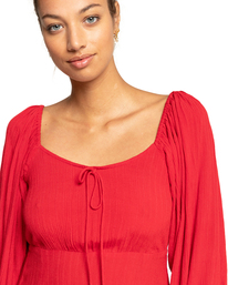 2 Chasing Sun - Halflange Jurk voor Dames Red F3DR23BIF2 Billabong