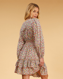 2 Salty Blonde Ditsy Dreamer - Robe courte pour Femme Marron F3DR30BIF2 Billabong