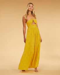 3 Salty Blonde Sunset Glow - Robe longue pour Femme Marron F3DR32BIF2 Billabong