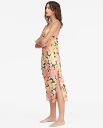 3 Weekend Waves - Vestido de Longitud Media para Mujer Marron F3DR47BIF2 Billabong