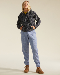 1 Go Outdoors - Polar con capucha para Mujer Negro F3FL04BIF2 Billabong
