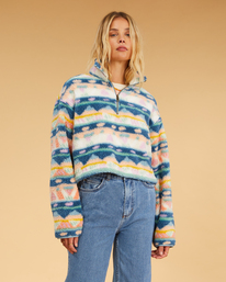 0 Salty Blonde Surfside Cozy - Sweat pour Femme Bleu F3FL21BIF2 Billabong
