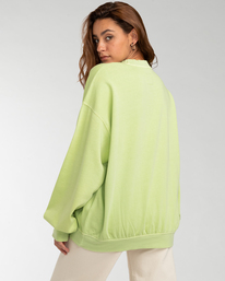 2 Ride In - Sweat oversize pour Femme Vert F3FL25BIF2 Billabong