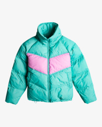 4 Winter Paradise 2022 - Technisch Donsjack voor Dames Green F3JK17BIF2 Billabong