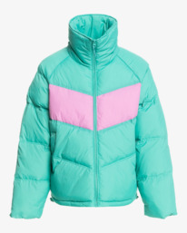 3 Winter Paradise 2022 - Technisch Donsjack voor Dames Green F3JK17BIF2 Billabong