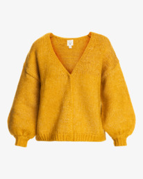 4 Cool Breeze - Cárdigan crop de punto para Mujer Marron F3JP09BIF2 Billabong