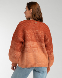 2 Cool Breeze - Cárdigan crop de punto para Mujer Rojo F3JP09BIF2 Billabong