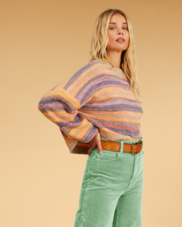 3 Salty Blonde Under The Influence - Pullover für Frauen Violett F3JP15BIF2 Billabong