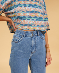 3 Salty Blonde Chill Out 2022 - Jean ample pour Femme Jaune F3PN06BIF2 Billabong