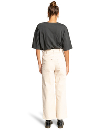4 Gold - Pantalón de Pana para Mujer Blanco F3PT01BIF2 Billabong