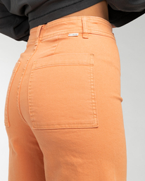 4 Free Fall 2022 - Pantalón de pata ancha para Mujer Naranja F3PT03BIF2 Billabong