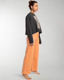 1 Free Fall 2022 - Pantalón de pata ancha para Mujer Naranja F3PT03BIF2 Billabong