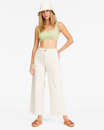 1 Free Fall 2022 - Pantalon ample pour Femme Blanc F3PT03BIF2 Billabong