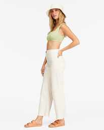 2 Free Fall 2022 - Pantalon ample pour Femme Blanc F3PT03BIF2 Billabong