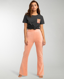 3 Hit A Cord - Pantalon côtelé pour Femme Rose F3PV07BIF2 Billabong