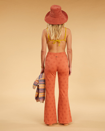 3 Salty Blonde Flared Flowers - Pantalon évasé pour Femme  F3PV14BIF2 Billabong