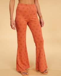 4 Salty Blonde Flared Flowers - Pantalon évasé pour Femme  F3PV14BIF2 Billabong