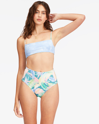 3 Rides And Tides Trop Hi Retro - Bikinibroekje, aan twee kanten draagbaar voor Dames Brown F3SB01BIF2 Billabong