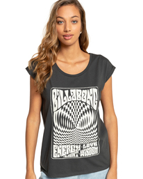 3 All Night - Camiseta para Mujer Negro F3SS20BIF2 Billabong