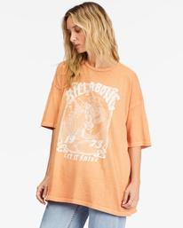 6 Let It Shine 2022 - T- shirt pour Femme Orange F3SS34BIF2 Billabong