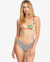 1 Pretty Daze Rev Underwire - Top de Bikini para Mujer Marron F3ST07BIF2 Billabong