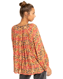 5 Peace And Love 2022 - Blouse manches longues pour Femme Marron F3TP08BIF2 Billabong