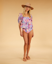 1 Salty Blonde Sweetest Ever 2022 - Kurzes Top für Frauen Violett F3TP12BIF2 Billabong