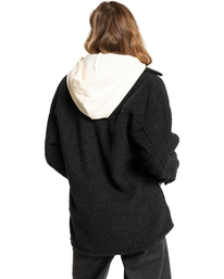 6 Story Teller - Jacke aus Sherpa- Fleece für Frauen Schwarz F3WA07BIF2 Billabong